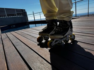 Patines en línea Oxelo FIT 5 JR, talla ajustable