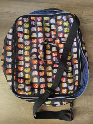 Bolsa de viaje infantil con búhos