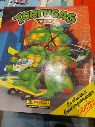 Album completo Cromos Tortugas Ninja Panini
