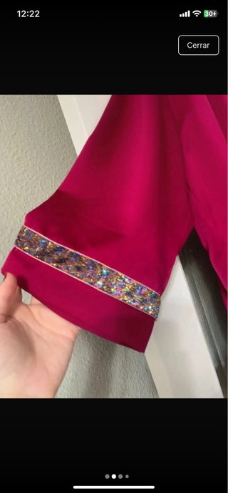 Kaftán de seda hecho a medida
