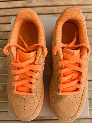 Nike Air Force 1 Low Suede Naranja Talla 4,5Y 36,5