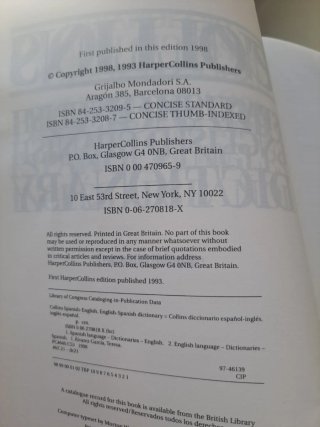 Diccionario collins español- ingles, ingles- españ