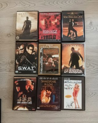 Lote 9 Películas DVD Acción, Crimen, Drama