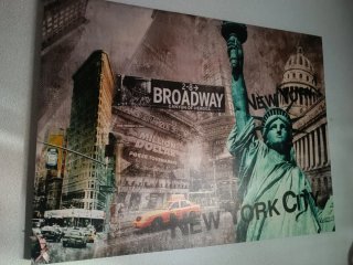 Cuadro New York City Broadway Statue of Liberty