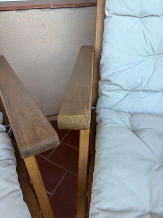 Conjunto Terraza IKEA Madera