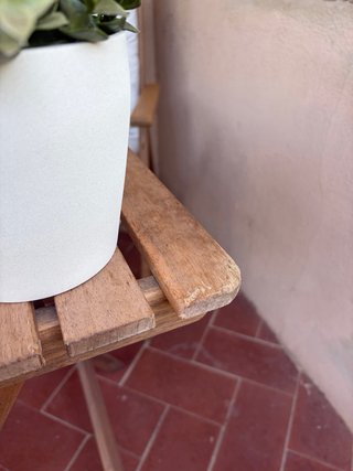 Conjunto Terraza IKEA Madera