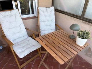 Conjunto Terraza IKEA Madera