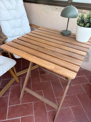 Conjunto Terraza IKEA Madera