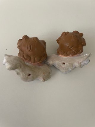 Coppie Cherubini in Terracotta