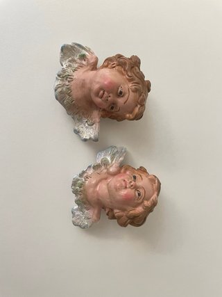 Coppie Cherubini in Terracotta