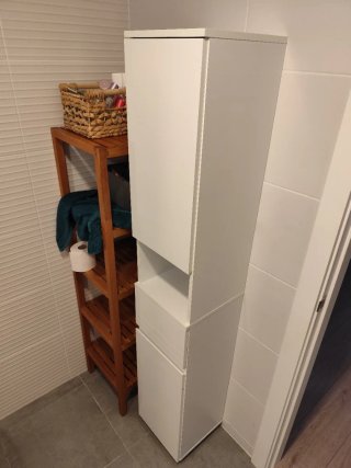 Armario Baño Blanco Vasagle