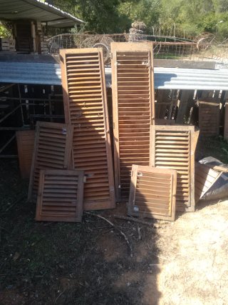 Puertas de madera con lamas precio a negociar