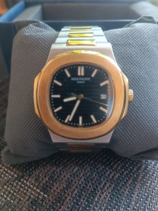 Reloj Patek Philippe Caballero Elegante Oro Negro