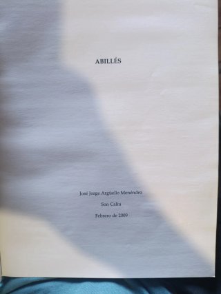 Abillés. José Jorge Argüello Menéndez