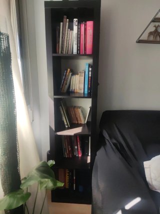 Estantería Ikea Negra