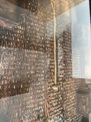 Mesa de madera y cristal rústica