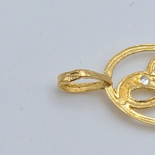 Colgante Oro 18K Letra P 0.6gr 2cm