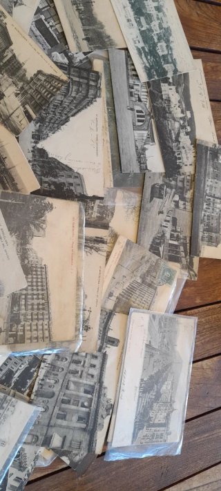 Lote 80 Postales Antiguas Barcelona