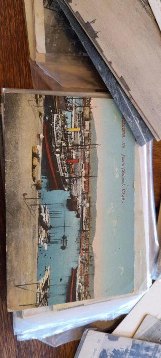 Lote 80 Postales Antiguas Barcelona