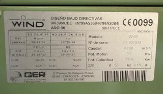 Calefactor Gasóleo WIND W-60 y Depósito 700L