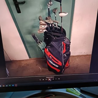 Sacca da golf completa di Ferri e Legni usati