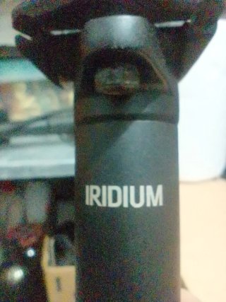 Tija de sillín Iridium de aluminio