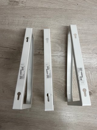 Soportes Estantería Ikea Ekby Lerberg Blanco