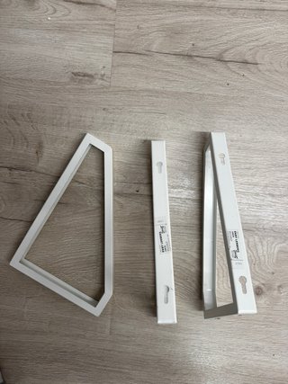 Soportes Estantería Ikea Ekby Lerberg Blanco