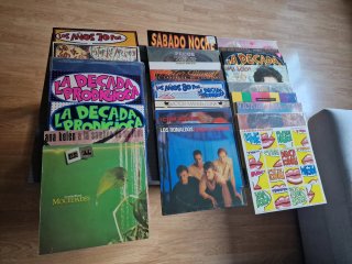 Lote de 17 Discos de Vinilo Pop Español