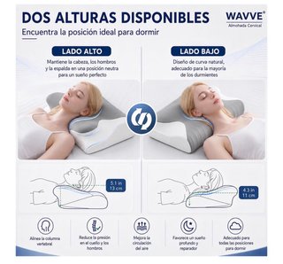 Almohada Cervical Ergonómica WAVVE NUEVA