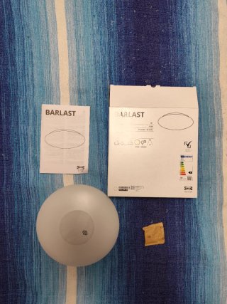 Lámpara LED Barlast Blanco 25cm
