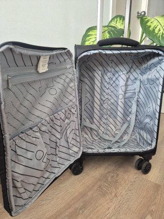 Maleta de cabina negra 4 ruedas