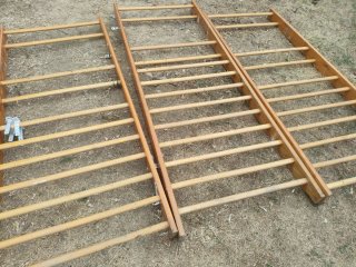 Set de 3 Espalderas de Madera