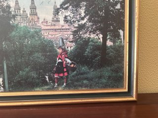 Foto Lámina Vintage Enmarcada de Compostela