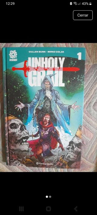 Cómic Unholy Grail.