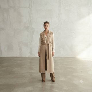Chaleco Largo Beige