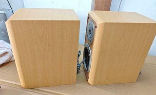 Altoparlanti legno Hitachi HS-M7 Hi-Fi Stereo top