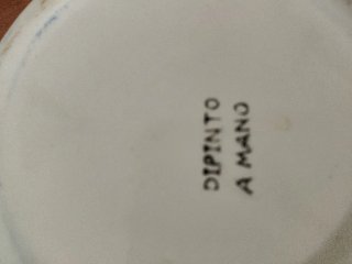Portagioie in ceramica decorato