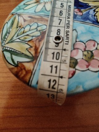 Portagioie in ceramica decorato