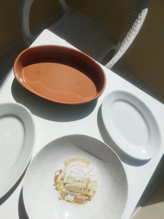 Set di 4 piatti da portata