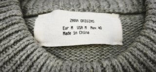 Jersey Zara Gris Talla M