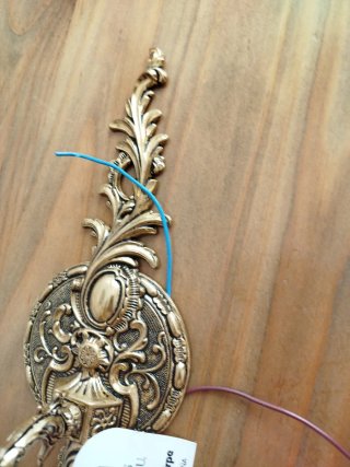 Aplique Peris Andreu S.A. Dorado Metal