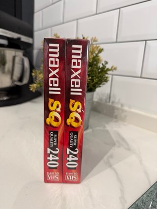 Cinta VHS Maxell SQ 240 4 Horas