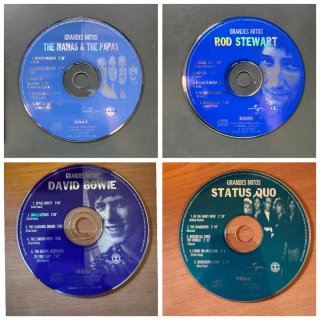 4 CDs Grandes Mitos: Bowie, Quo, Stewart, Mamas