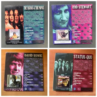 4 CDs Grandes Mitos: Bowie, Quo, Stewart, Mamas