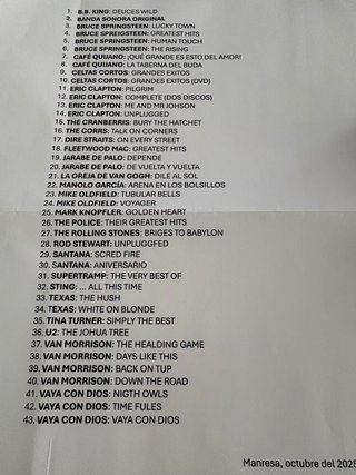 Lote CD’s Varios Artistas Pop Rock Originales