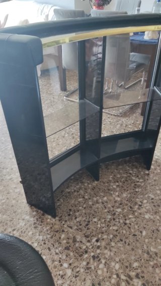 Mueble Bar con barra, espejo y Taburete