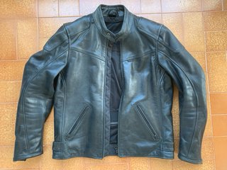 Cazadora Cuero Moto Revit t48
