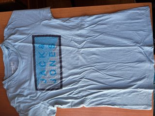 Camiseta Jack & Jones Azul (PLANCHO LA CAMISETA)