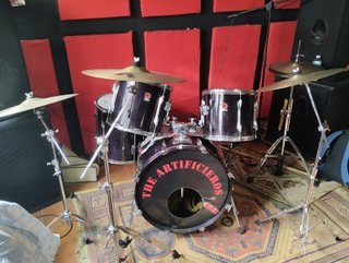 Batería Premier APK con Platos Zildjian K-Custom.